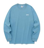 Ufc Sports Ufc Sorona Relax Fit Long Sleeve T-Shirt Light Blue U2Lsu3301Lb Light Blue/Xl