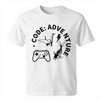 Minimal Black Line Art Gamepad Koi Origami Print Tshirt Unisex Unisex Japanese Style Loose Oversized Cotton Casual Street Tees S