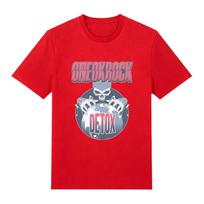 One Ok Rock Detox World Tee Retro Graphic Tshirt Summer Sports Pure Cotton Unisex Tshirt High Street Clothing Tee Casual Top S