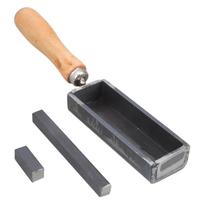 Profesionalios geležinės formos papuošalų gamybos įrankis Ketaus luitų formos Aukso sidabro lydymo formos Papuošalų dizaino aksesuaras 4 inches black