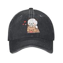 Summer DuDu Bear and BuBu Panda Baseball Cap Sun Wholesale Print Washed  Hat UnisexTeens Fashion Outdoor Sport Baseball Caps One Size