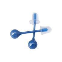 Multipurpose Round Bioceramics Flexible Bioplast Ear Nose Studs Nickel Piercing Retainers Sturdy Bioceramic Materials karališkos mėlynos spalvos