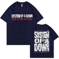 Rock Band System Of A Down Mezmerize T Shirts Vintage Alternative Metal Music Tshirts Fashion Oversized T Shirt S