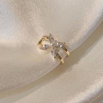 Elegant Rhinestone Ear Cuff Star Pearl  Ear Clip Cartilage Clip Clip Earrings Ear Bone Clip 2