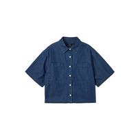 Two-Pocket Denim Collared Shirt Ar2Db460 Indigo/Ff