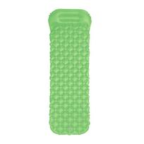 Ultralight Olive Green Air Mattress Quick-Inflate Camping Sleeping Pad Water-Resistant Pillow Made TPU for Outdoor Adventures 190*56*5.5cm žalia