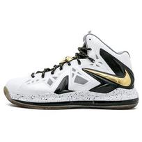 Nike LeBron X Elite White Gold 579834-100 42.5 juoda/balta