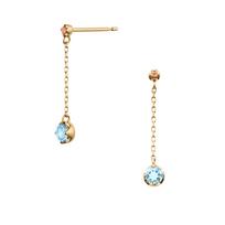 Vendome Aoyama K10YG Color Stone Earrings AJVA2310 BT [Official]