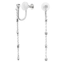 Vendome Aoyama Platinum Diamond Long Earrings APVE2552 DI [Official]
