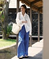 Nive Natural Summer Over Fit Shirt (Ivory) Free
