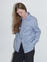 Kinder Baby Classic Logo Stripe Shirts - Sky Blue Sky Blue/Free
