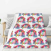 Custom Colombian Singer Karol G Manana Sera Bonito Blanket Soft Fleece Spring Autumn Warm Flannel Throw Blankets Bedding Quilt 130x150cm