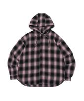 Cargo Bros For Woman Hooded Check Overshirt (Pink) Free