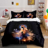 Abstract Halo Floral Bedding  Bedding Duvet Cover Set Duvet Cover Pillowcases  (1 * Duvet Cover 2 * Pillowcases, without duvet insert) 135x200cm