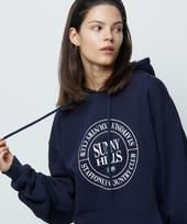 Step Only Sunny Hills Logo Hoodie (Navy) Navy/2 (Large)
