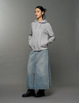 Joseon Color Block Terry Hoodie Grey/Free