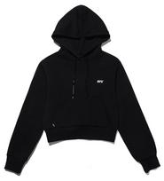 Ufc Sports Ufc Basic Relaxed Fit Crop Hoodie (W) Black U2Swt3243Bk Black/Xs