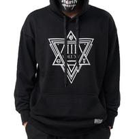 Eight Volume Ev Star Emblem Oversized Hoodie Black/One Size