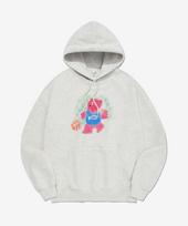 Physical Department Spray Basketball Bear Hoodie_Oatmeal Oatmeal/L