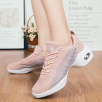 Dance Shoes Woman Ladies Modern Soft Outsole Jazz Sneakers Mesh Breathable Lightweight Female Dancing Fitness Shoes Sport 35