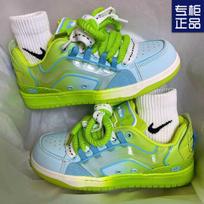 Mandarin duck shoes 2025 new popular skateboard shoes niche design dopamine couple casual sports shoes men and women tide 35 žalia