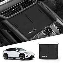 for BYD Sealion 7 EV 2024 2025 Car Anti-Slip Pad Silicone Center Console Wireless Charger Interior Accessories Black