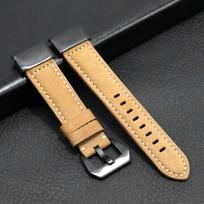 22 mm 26 mm natūralios odos laikrodžio apyrankė, skirta Garmin Fenix ​​7 7S 7X 6S 6X riešo dirželio keitimo dirželiai 6 5S 5X 5 3 22MM