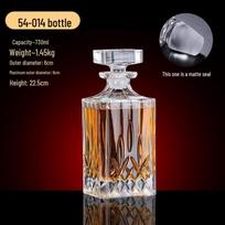 Crystal Glass Whiskey Decanter