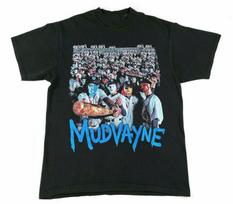 Rare Mudvayne Band Gift Fans Short Sleeve Black All Size Shirt VC2021 Unisex T-Shirt XXL