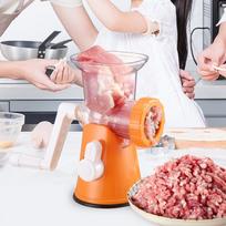 Powerful Meat Grinder Multifunctional Manual Food Cutter Processor oranžinė