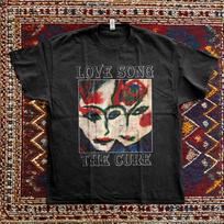 HOT The Cure Love Song Tshirt Short Sleeve Black Cotton TshirtSize S5XL Unisex T-Shirt XL