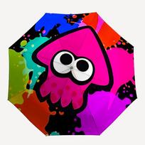 1pc Splatoon Automatic Open/close Folding Portable Cute Umbrella  with 8-Rib Structure for Women/Men, All-Season Use  a0901155