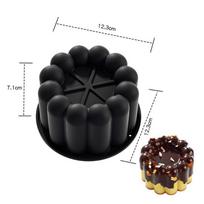 4pcs Round Bento Cake Silicone Mold Heart Square Silicone Mousse Cake Mold 12.5 cm Star Baking Mold Set Chocolate Making