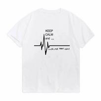 Keep Calm And Ok Not That Calm Unisex T Shirt Summer Breathable Short Sleeve Street Tops Top Casual Unisexs Clothing S
