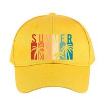 Hello Summer coconut tree Cap Summer Woman Man Baseball Cap Adjustable with Curved Brim Duckbill Cap Protection Sun Hats Adjustable
