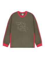 Yes Ic Side Rib L/S Khaki Khaki/S