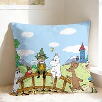 Cute M-Moomins Pillow Cover  Novelty Pillow Case For Sofa Car Home Decor Comfy Cushion Cover Birthday Gift 40x40cm
