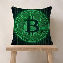 Bitcoin Crypto Cryptocurrency Btc Personalized Pillow Dust Cover Bedroom Kids Party Decoration Pillowcase Birthday Children 30x30cm