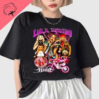 Lola Indigo Camiseta The Little Girl Printed Tshirt Unisex Unisex 100 Cotton Crewneck Short Sleeved Y2k Clothes S