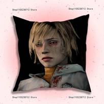 S-Silent Hill 3 Heather Mason Pillow Covers Cartoon Sofa Decorative Home Double-sided Printing Short Plush Cute Cushion Cover 30x30cm