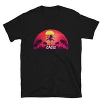 Oasis Tropical Vacation Ocean Distressed T-Shirt XXXL