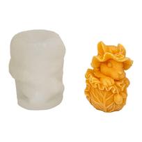 3D Rabbit Mold Resin Epoxy Crafts DIY Ornament Jewelry Candle Making Tool