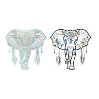Holographics Epoxy Resin Mold Versatile Elephant Shape Silicone Mold fo Home Decoration Projects Unique Gift Mold 1 balta