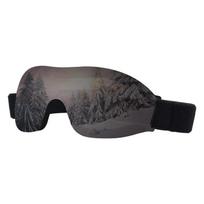 Kids Single-Layer Ski Goggles Snowboarding Cycling Hiking Wind Dust Protection PC Lens Safety Eyewear Black