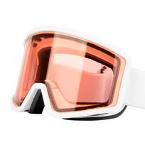 Dual-Layer Anti-Fog Ski Goggles Snowboarding Cycling Outdoor Sports Windproof UV Protection Adult Safety Eyewear White Frame Pink Lens