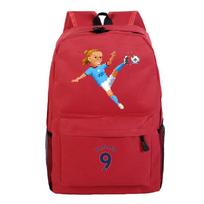 Haaland World Cup Backpack  Large Capacity Durable School Sports Backpack juoda