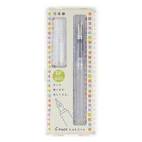 PILOT Kakuno Extra Fine Nib Transparent Fountain Pen FKA1SRNCEF - Smooth Writing, Beginner Friendly