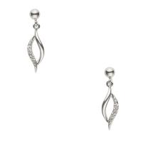Vendome Aoyama Earrings K10 White Gold AJBA2396 DI Basic [Official]