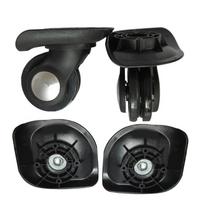 Trolley Casters Double Row 360 Degree Suitcase Wheels Black 1