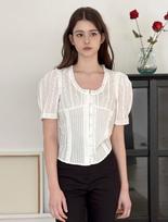 Rotre Domin Mue Lace White Blouse White/S